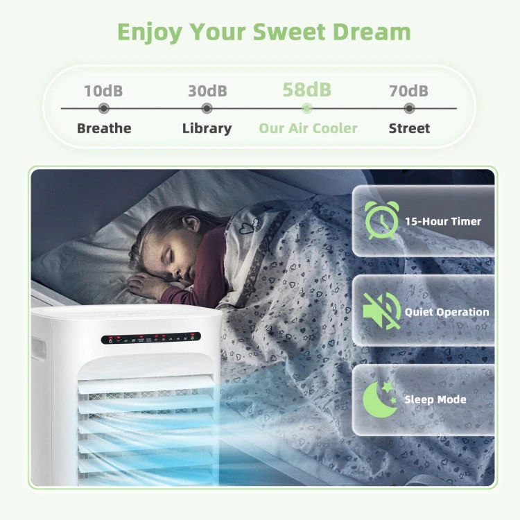 Directdeals 4-in-1 Portable Air Cooler With Timer & 3 Modes