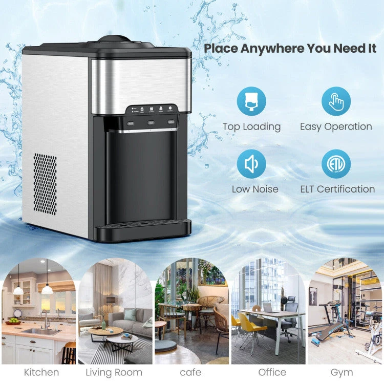Directdeals 3-in-1 Water Cooler Dispenser With Ice Maker & Temp Settings