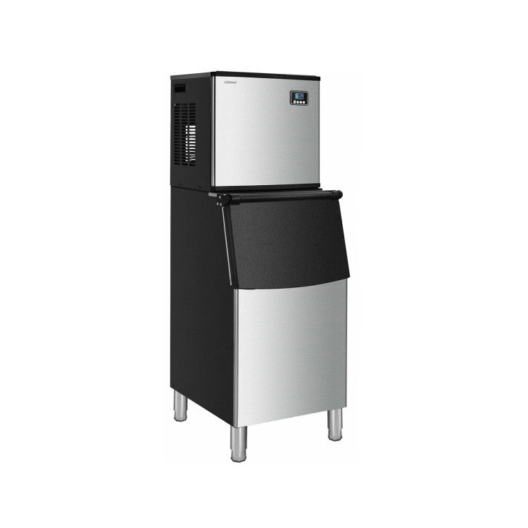 Directdeals 353lbs/24H Commercial Ice Maker With 198lbs Bin