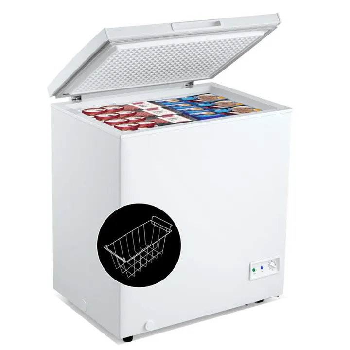 Directdeals 3.5/5 Cu.ft Compact Chest Freezer With Basket