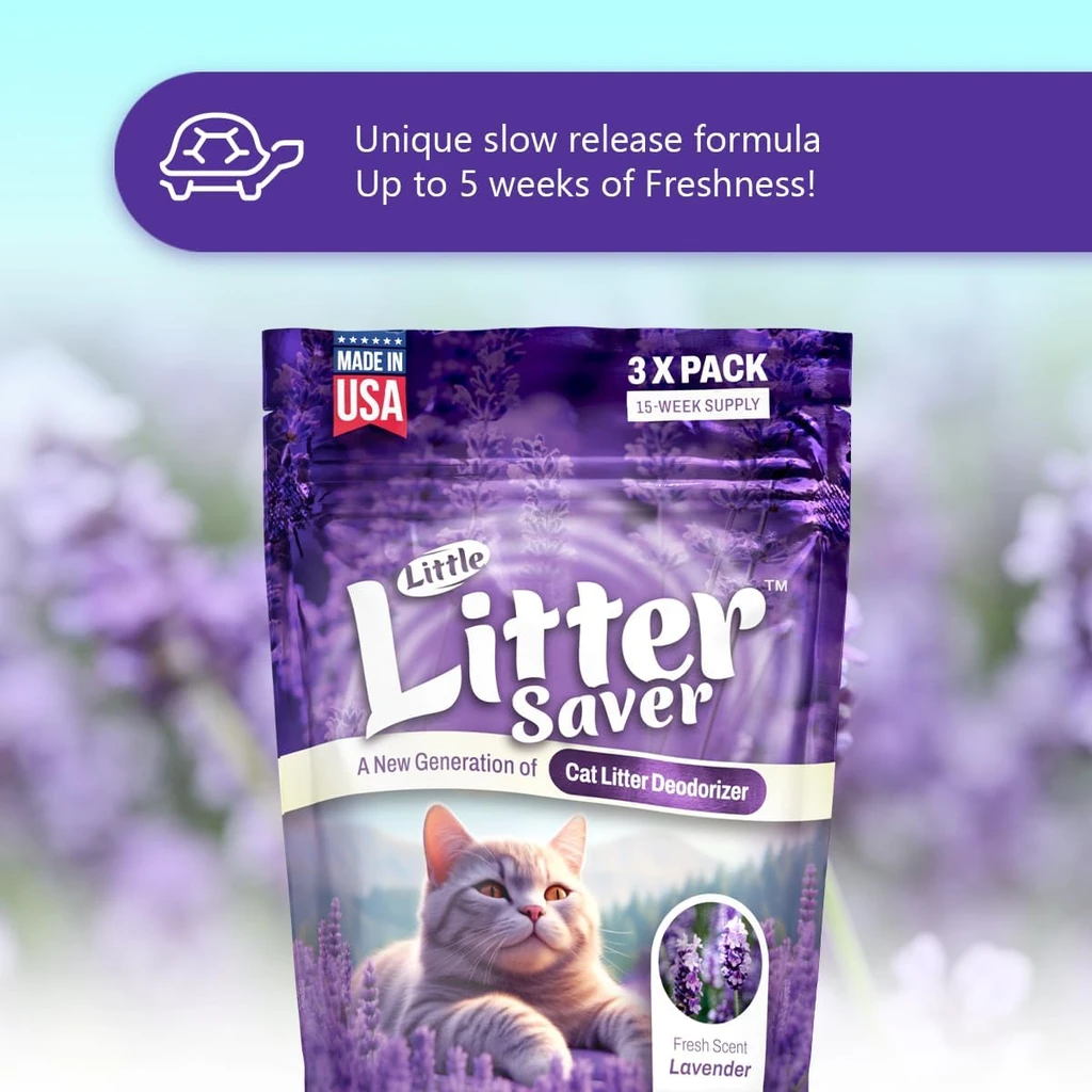 PETBEING Little Litter Saver | A New Generation Of Cat Litter Box Deodorizer