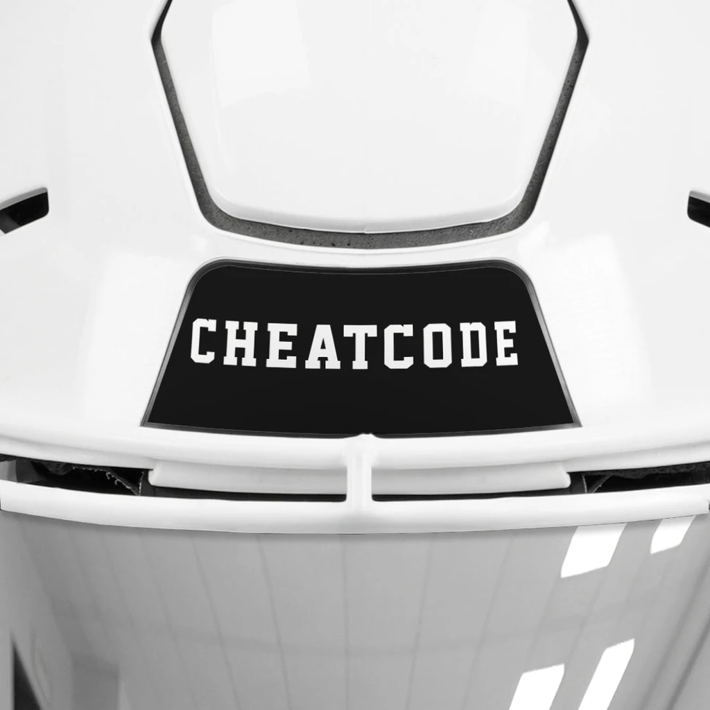 SLEEFS Cheatcode Riddell Speedflex Front and Back Bumper Sticker Kit