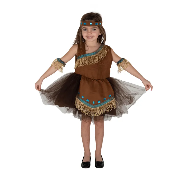 Dress Up America Indian Girl Costume - Kids