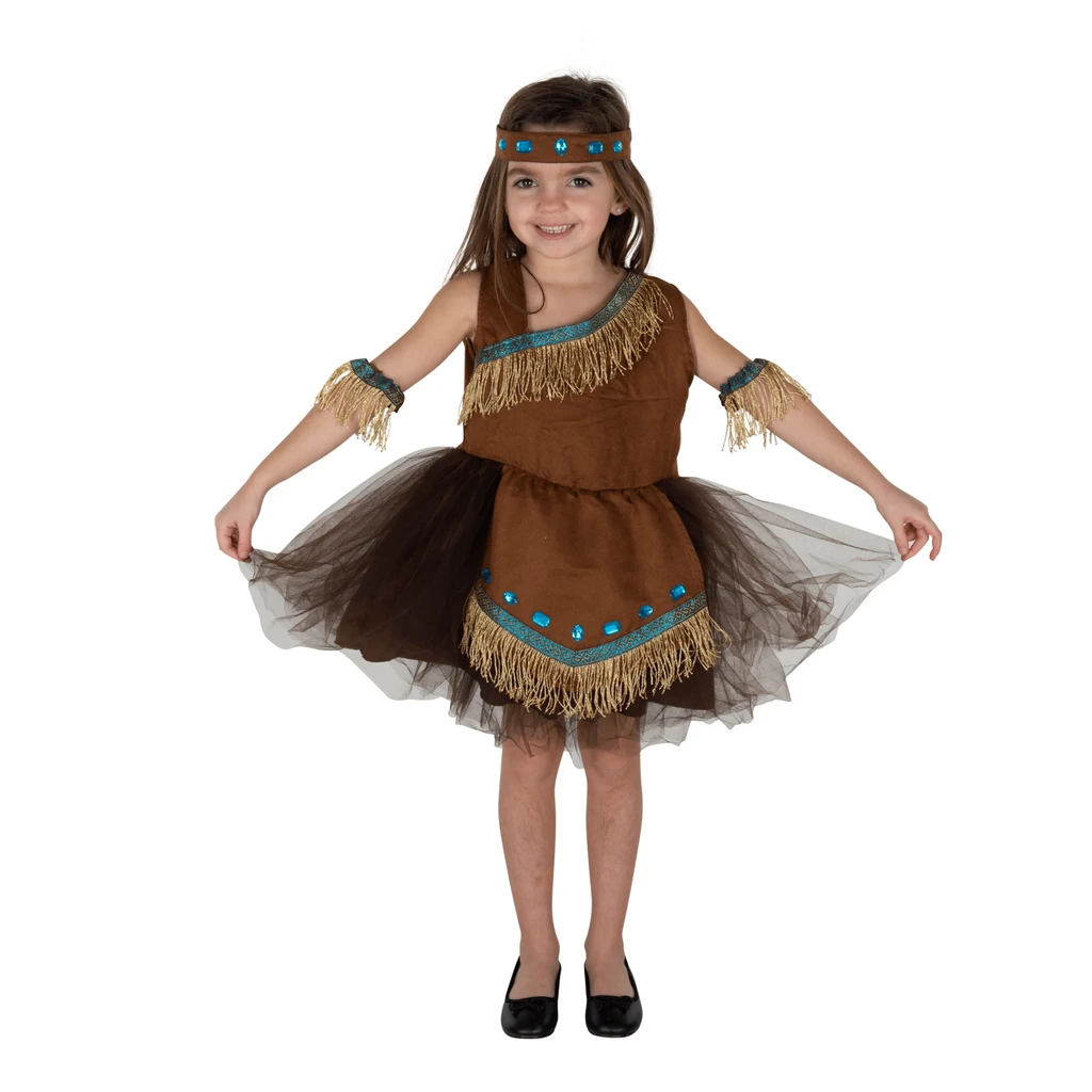 Dress Up America Indian Girl Costume - Kids