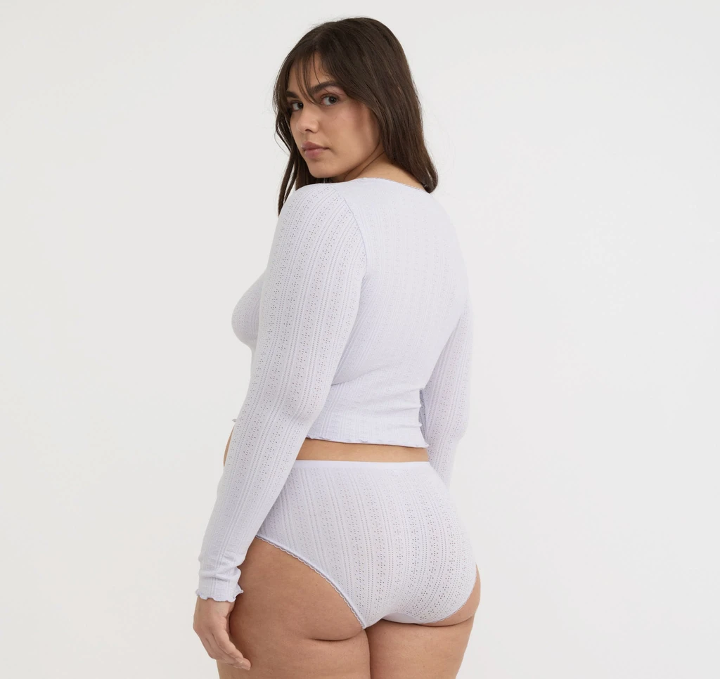 Organic Basics Pointelle Cardigan