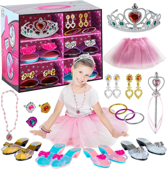 Toy Velt Princess Dress Up Shoes and Jewelry Boutique