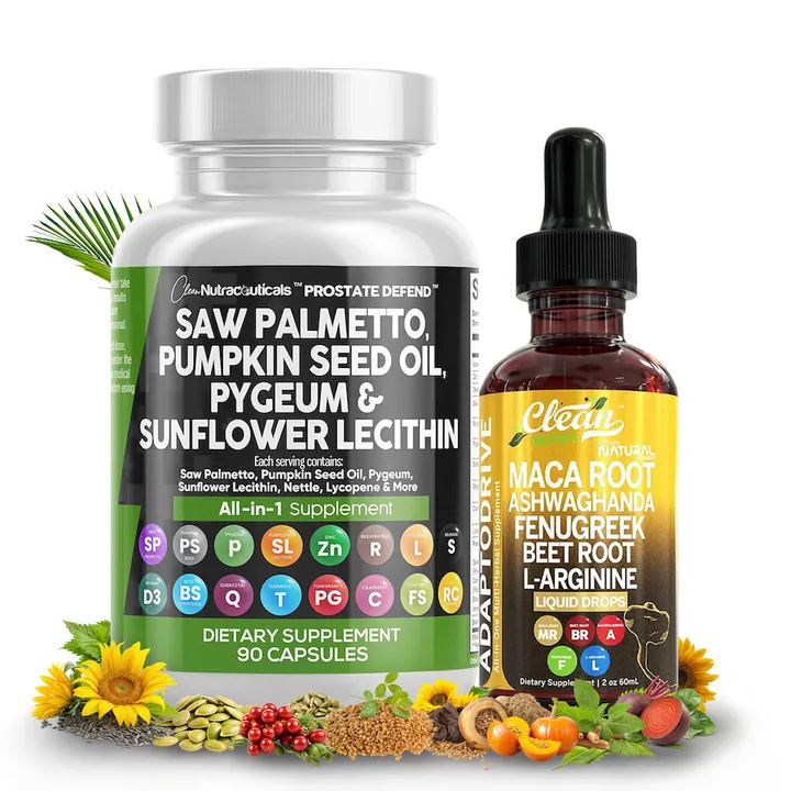 Clean Nutra Hormone Balance & Prostate Support Duo