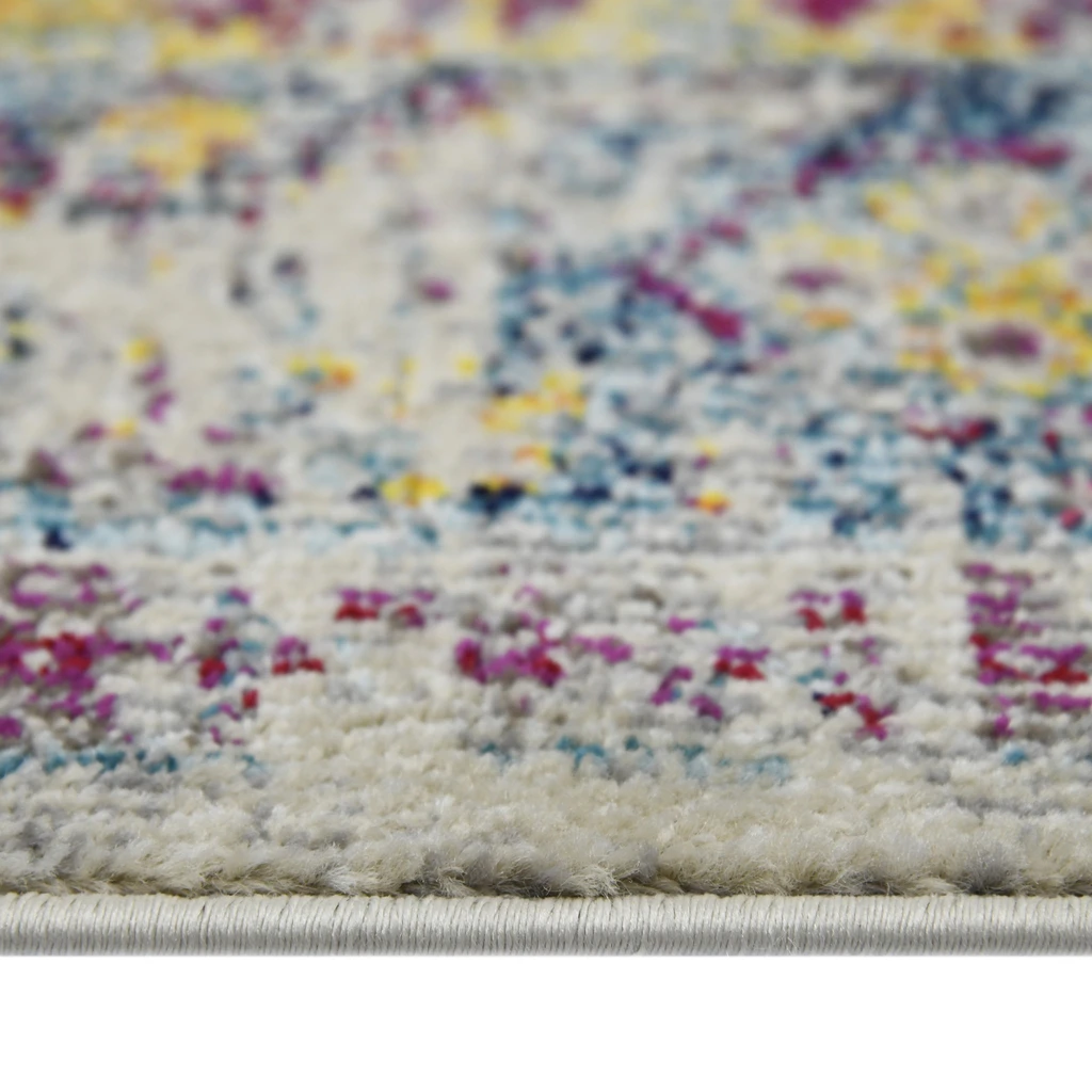 HomeRoots Floral Power Loom Area Rug