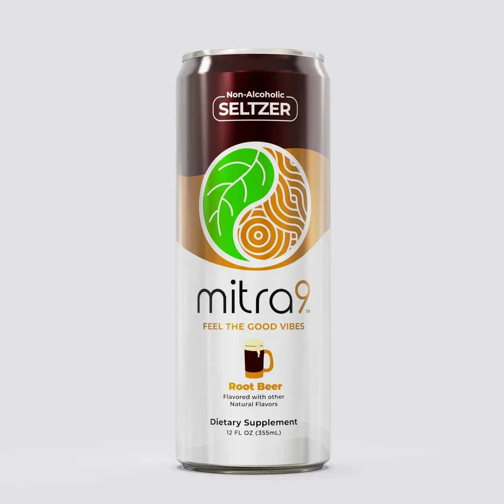 Mitra9 Brands Root beer Kratom Soda (4-pack)