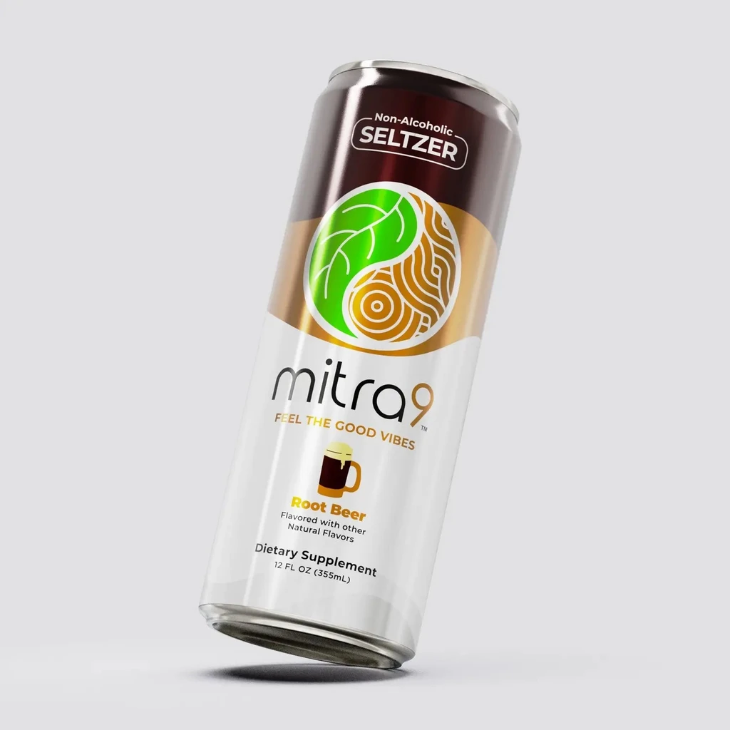 Mitra9 Brands Root beer Kratom Soda (4-pack)