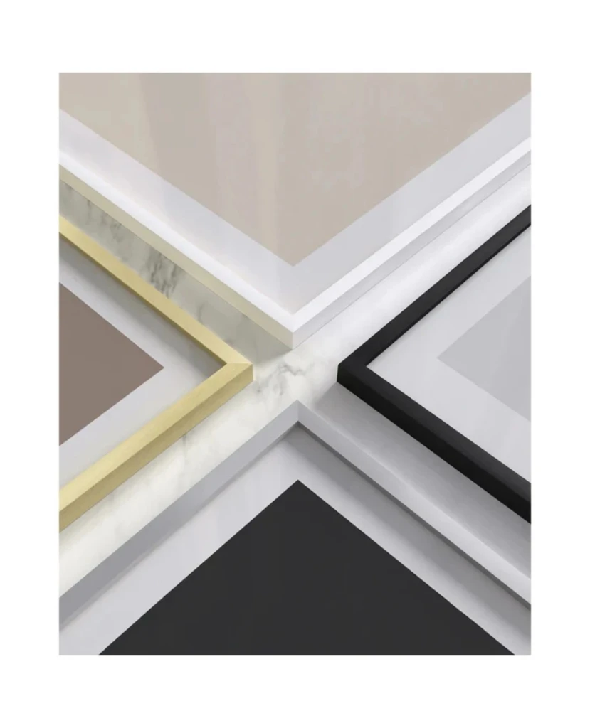Haus and Hues Set Of 2 Gallery Frames - No Matting - Frames Only, No Printing