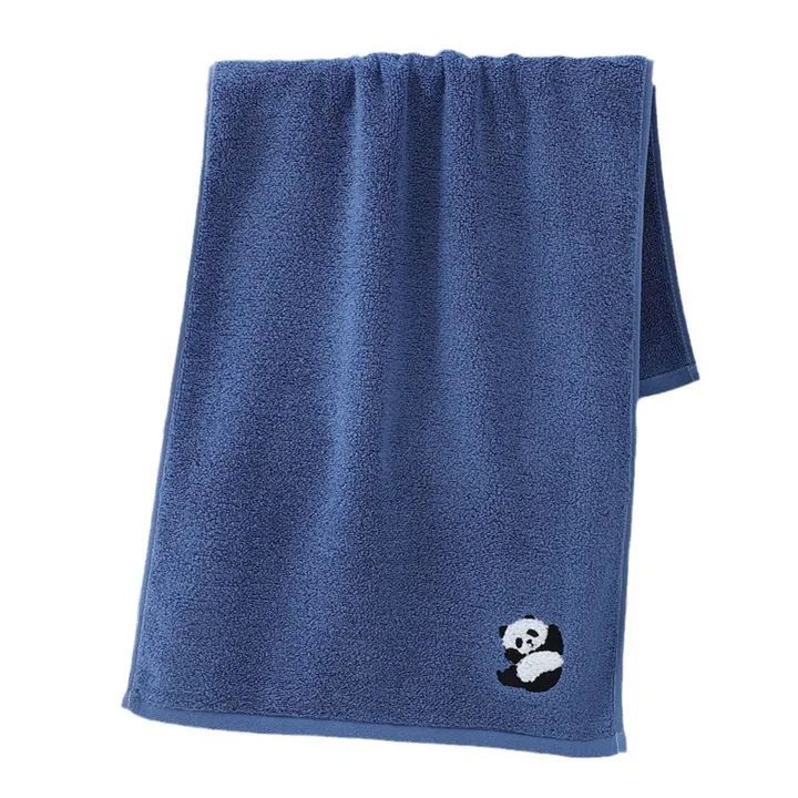 Besteria Panda Embroidered Cotton Face Towel – Absorbent And Soft
