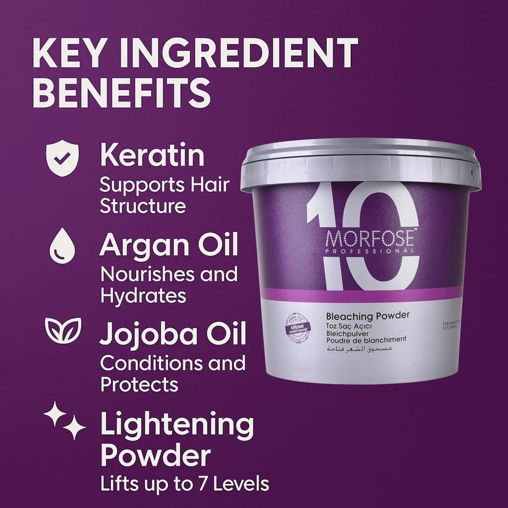 Morfose 10 Bleaching Powder With Herbal Oils
