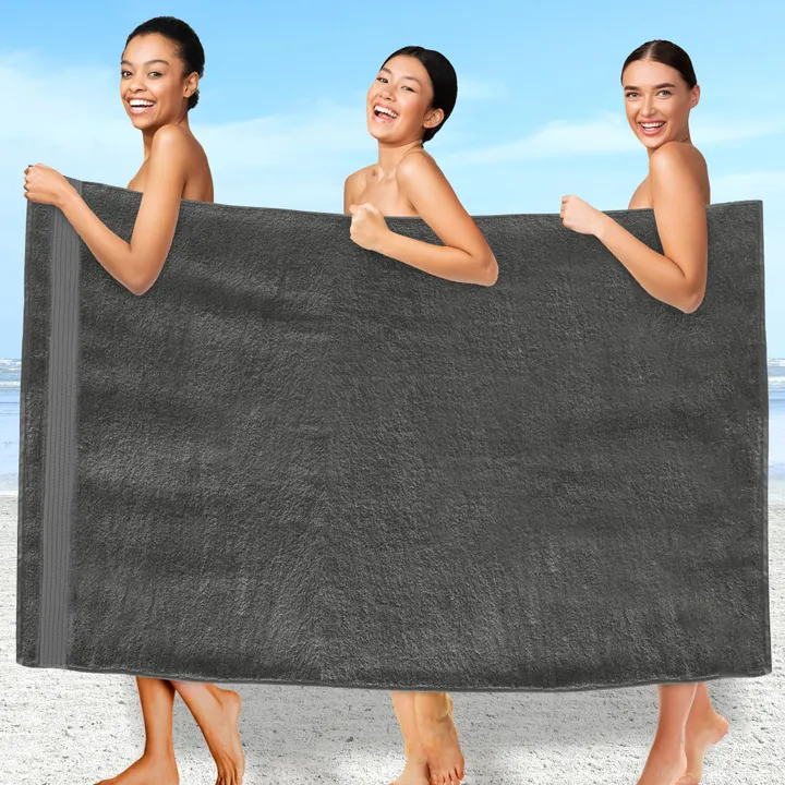 Elegant Comfort 1 Piece Premium Turkish Cotton Oversized Bath Sheet Towel