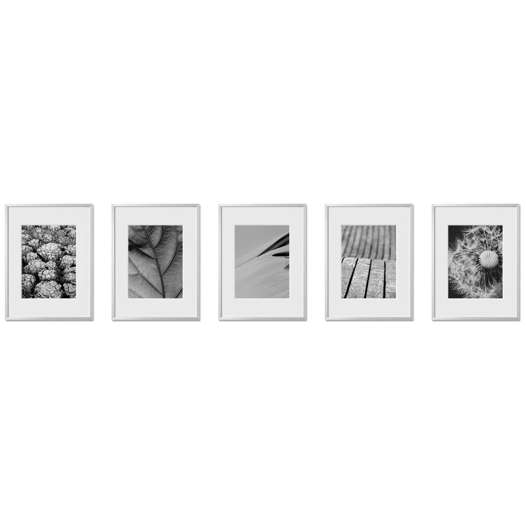 Haus and Hues Set Of 5 Gallery Frames - No Matting