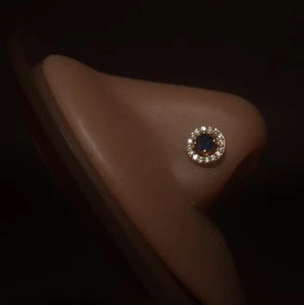YonidaPunani Magnolia Nose Stud Ring Piercing Jewelry