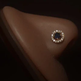 YonidaPunani Magnolia Nose Stud Ring Piercing Jewelry