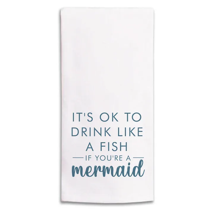 Rustic Marlin Tea Towel