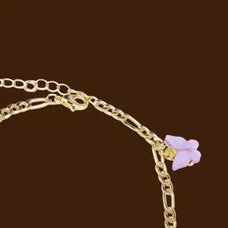 YonidaPunani Adjustable Chain Closure Fairytale Butterfly Anklet Jewelry