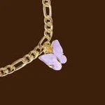YonidaPunani Adjustable Chain Closure Fairytale Butterfly Anklet Jewelry