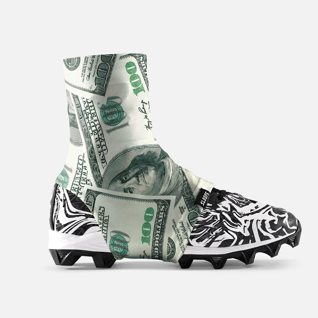 SLEEFS Money Benjamins Kids Spats / Cleat Covers