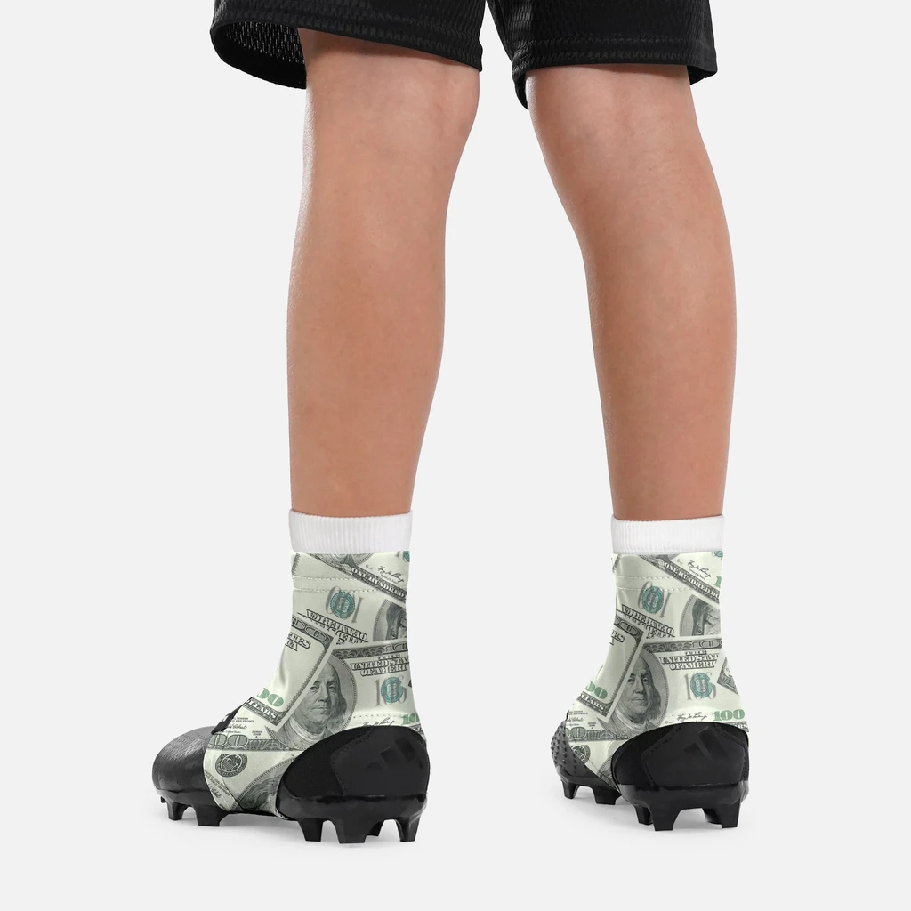 SLEEFS Money Benjamins Kids Spats / Cleat Covers