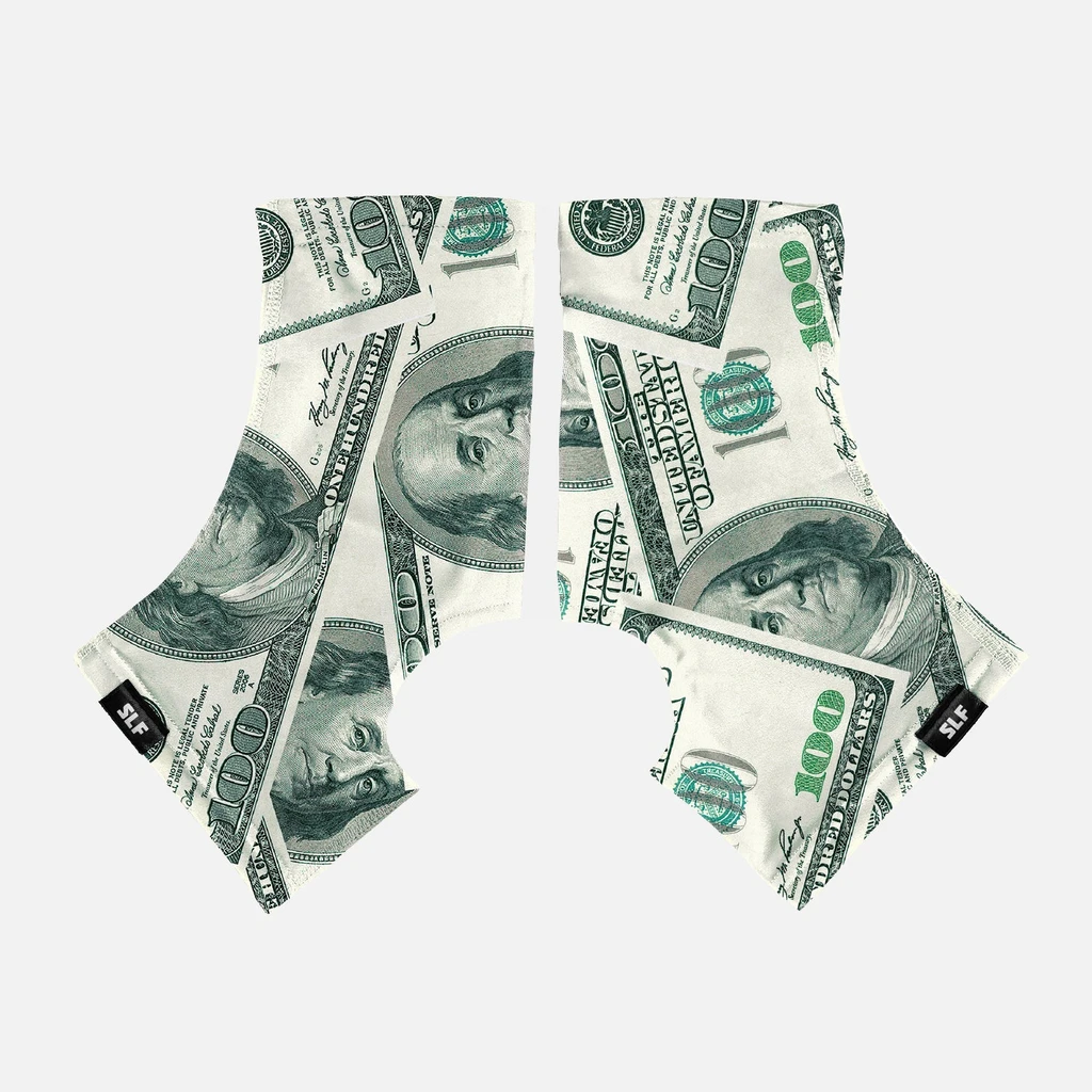 SLEEFS Money Benjamins Kids Spats / Cleat Covers