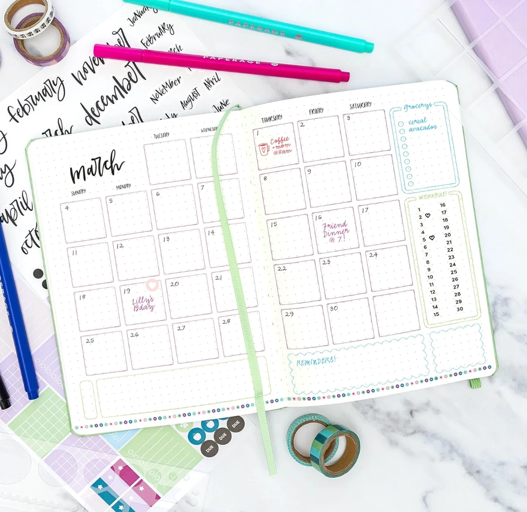 Loomini Learning Dotted Journal Notebook