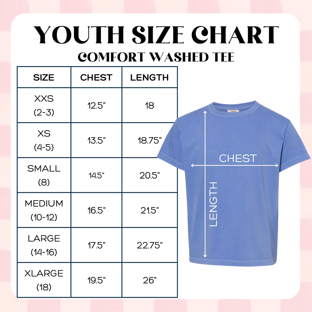 Poppy Pine Smiley Jesus Loves You Puff Youth Tee
