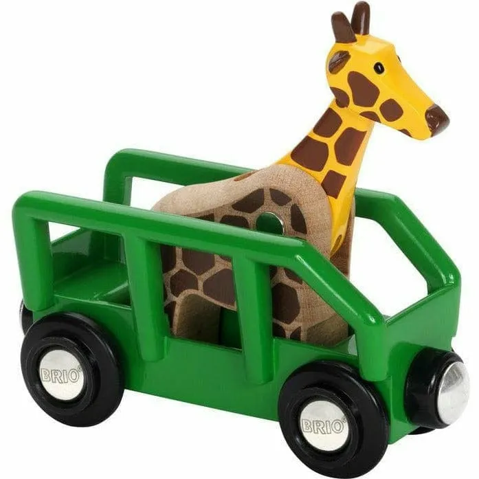 Brio Giraffe and Wagon