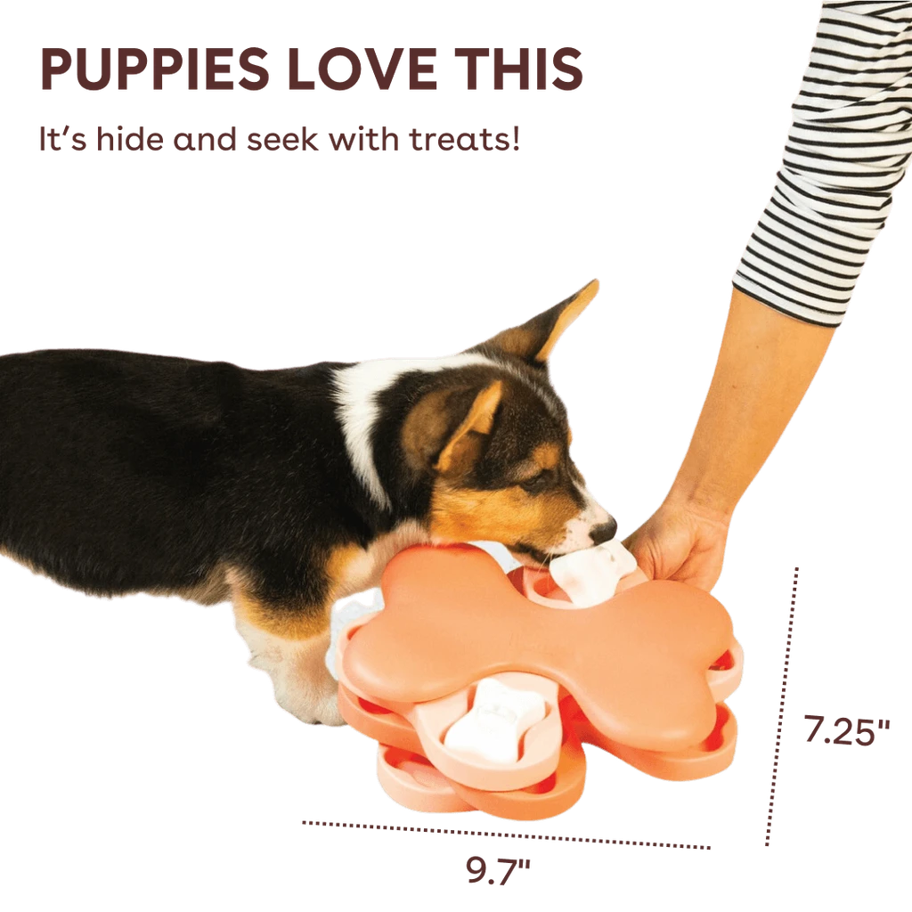 Pupford Puppy Tornado Interactive Treat Puzzle Dog Toy