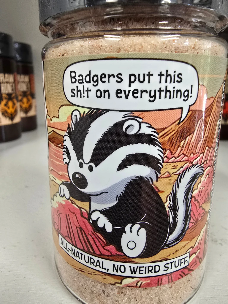 Honey Badgers Bee Farm Badger Dust Pink Sea Salt