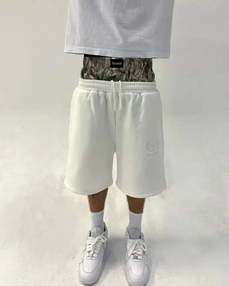 ZYNE New Summer Letter Embroidery Loose Sports Shorts