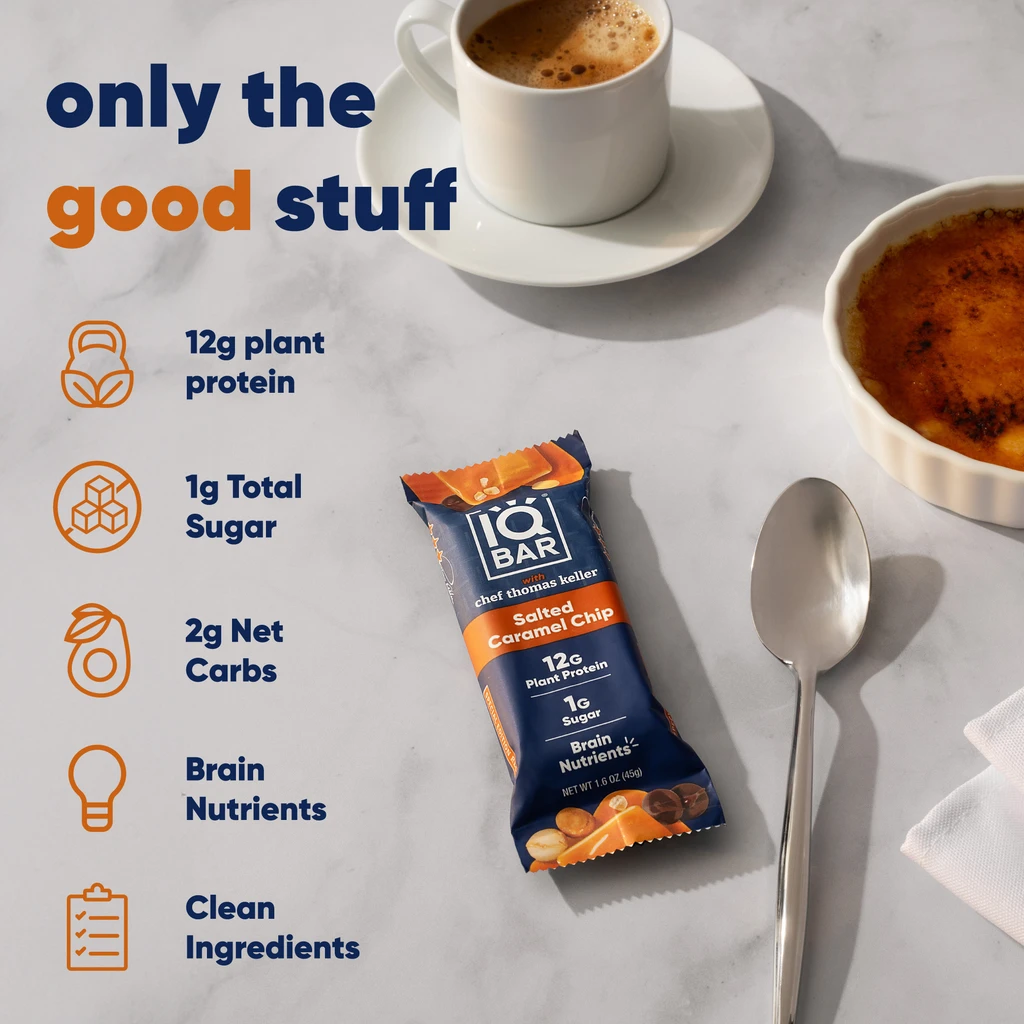 IQBAR Yuzu Mango & Salted Caramel Chip Bars Bundle