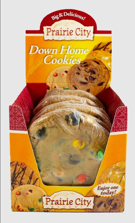 Prairie City Bakery Super Sized Down Home Cookies Individually Wrapped Mmm Candy, 3 Ounce