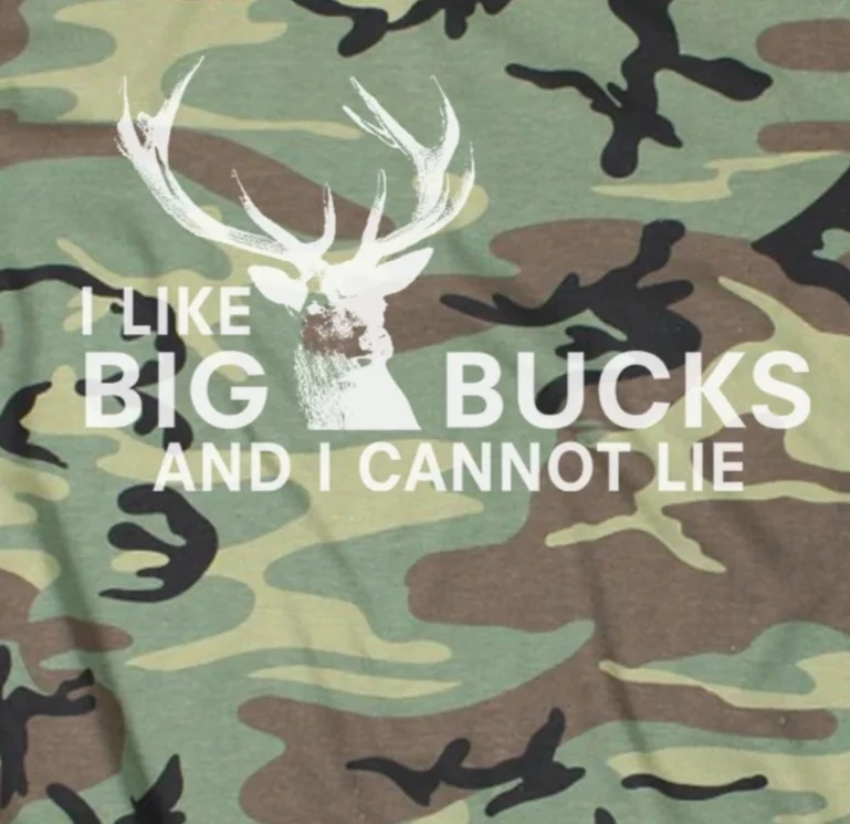 Crazy Dog T Shirts I Like Big Bucks Men's T Shirt