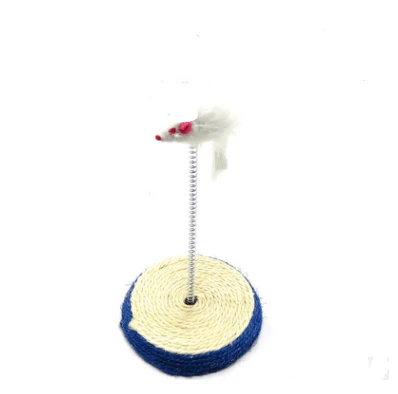 Dog Hugs Cat Whisker Whirligig: Handcrafted Solid Wood Cat Toy