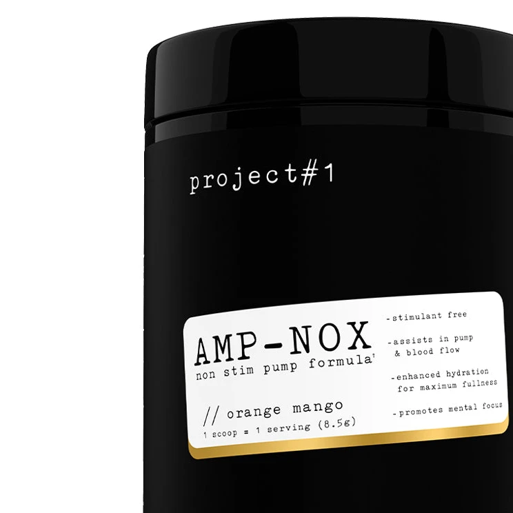 Project #1 Nutrition Orange Mango AMP-Nox Pre-Workout: Explosive Pumps & Hydration