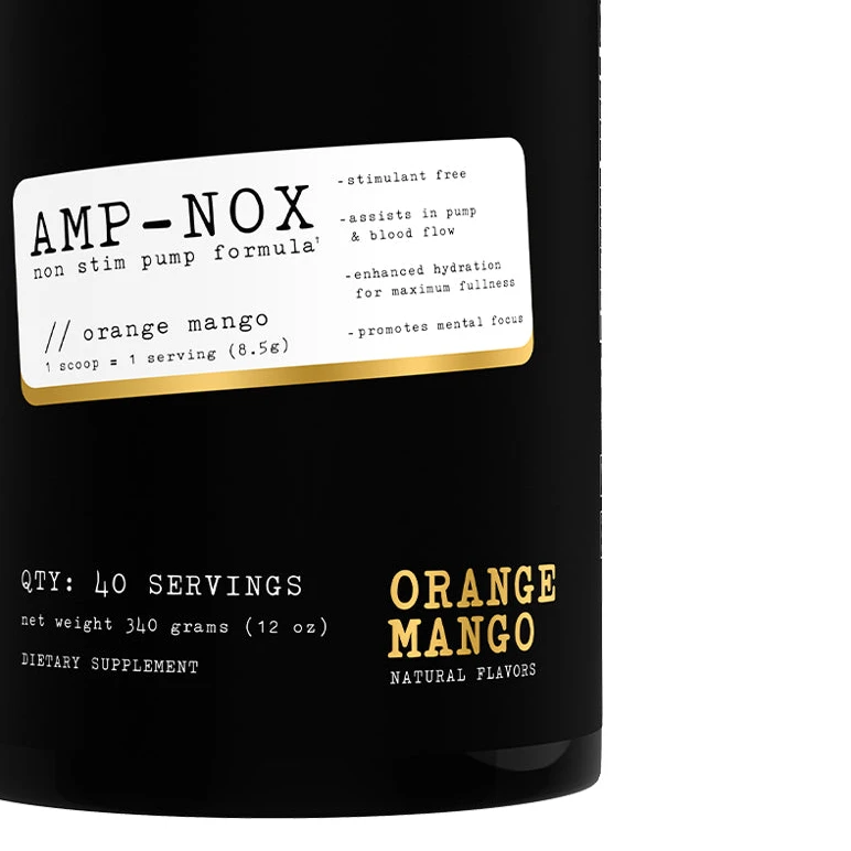 Project #1 Nutrition Orange Mango AMP-Nox Pre-Workout: Explosive Pumps & Hydration