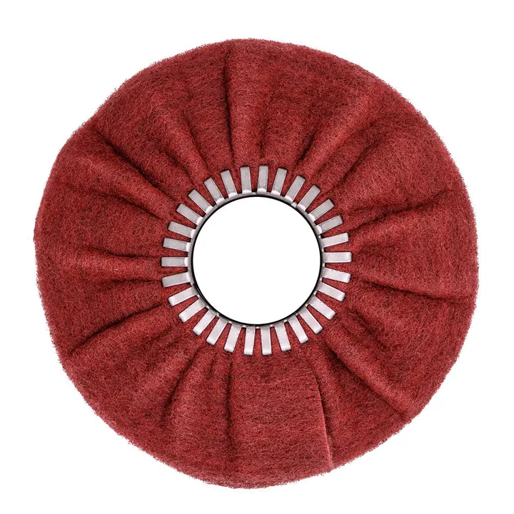 Renegade Products USA Satin Airway Buffing Wheel For Angle Grinders - No Center Plate