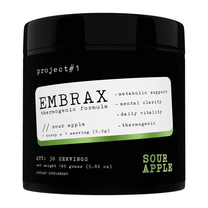 Project #1 Nutrition Embrax Sour Apple: Burn Fat & Boost Energy