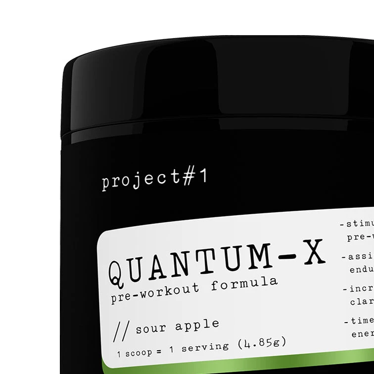 Project #1 Nutrition Sour Apple Quantum-X Gummy Bear: Energy & Performance Boost
