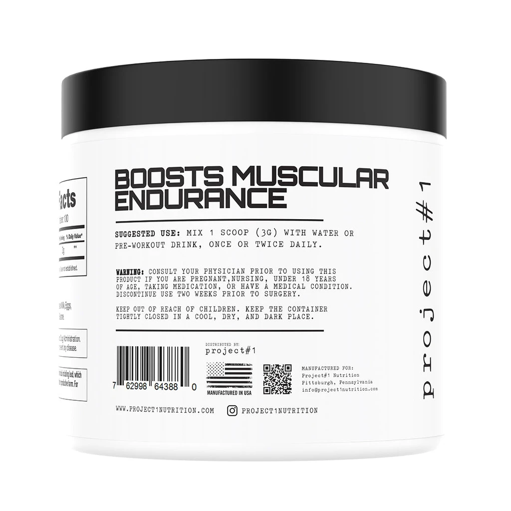 Project #1 Nutrition Beta Alanine