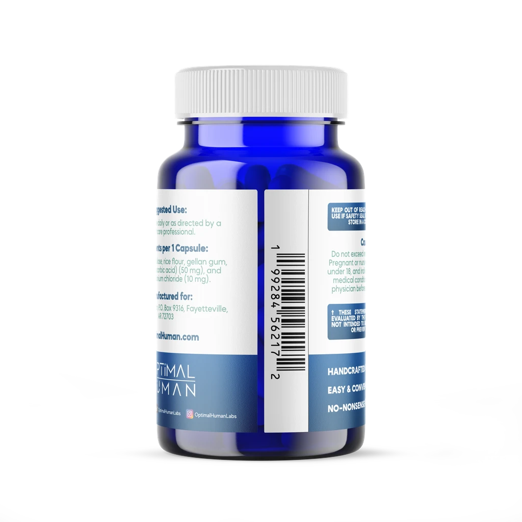 Optimal Human USP Grade Methylene Blue 10mg Capsules