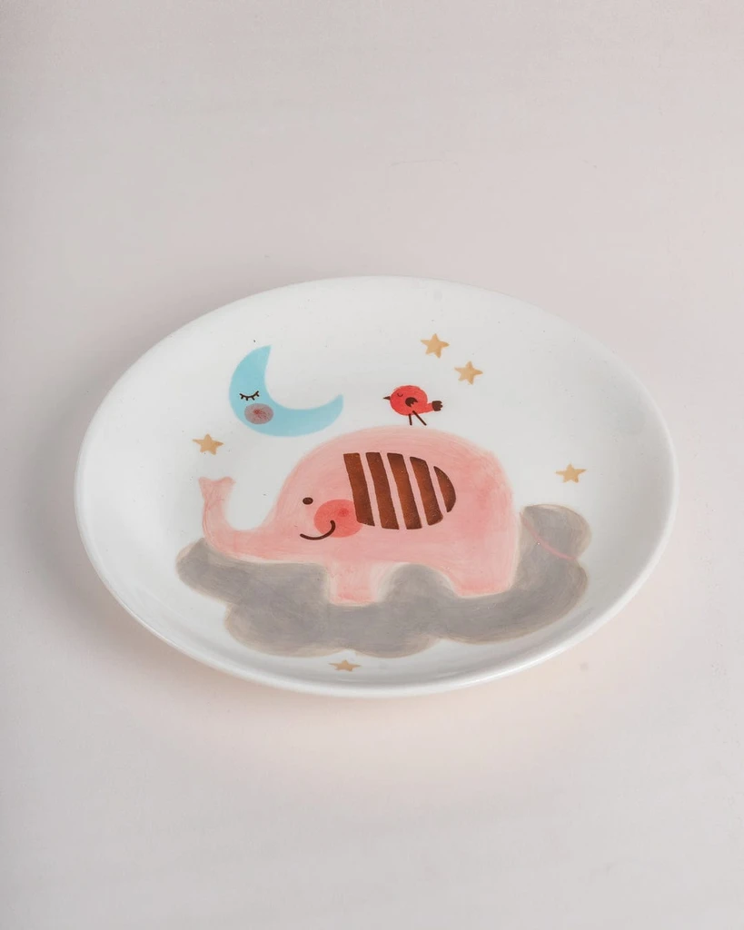 Casa Amarosa Ellie Handpainted Kids Breakfast Set