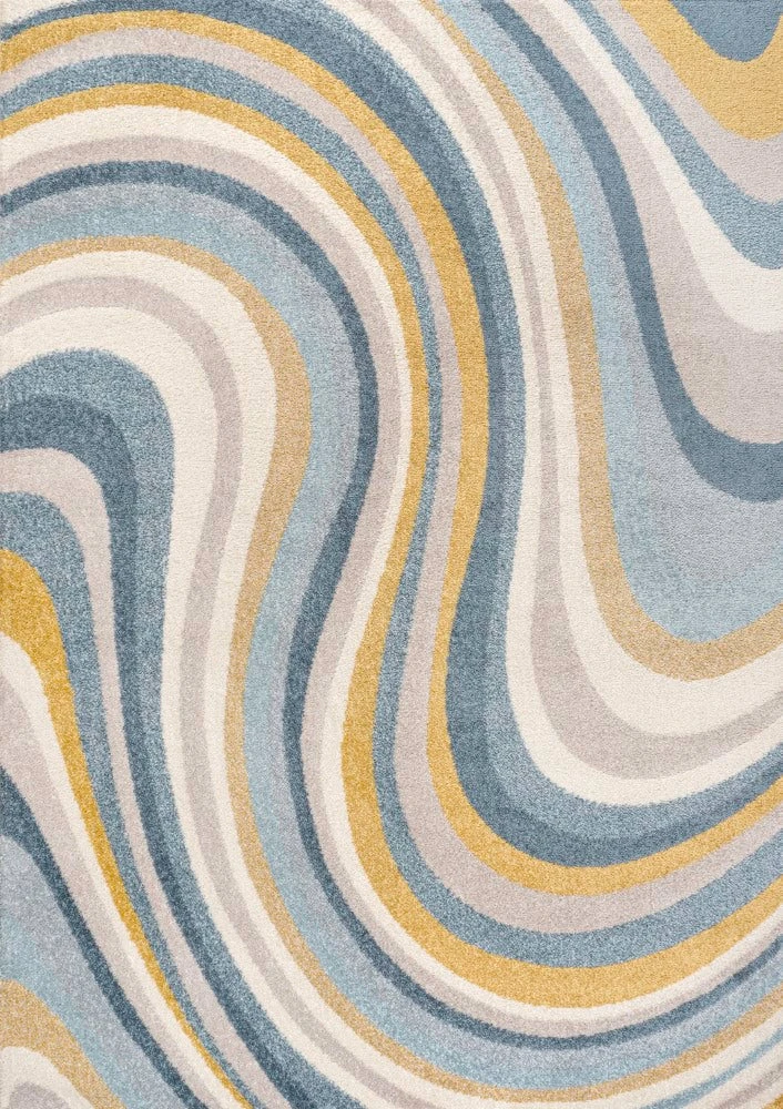 JONATHAN Y Flow Abstract Swirl Area Rug - Rectangle