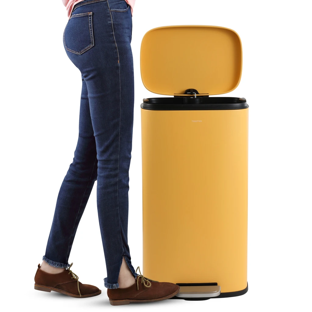 Happimess Abrahamus 30 Liter/8 Gallon Step-Open Trash Can