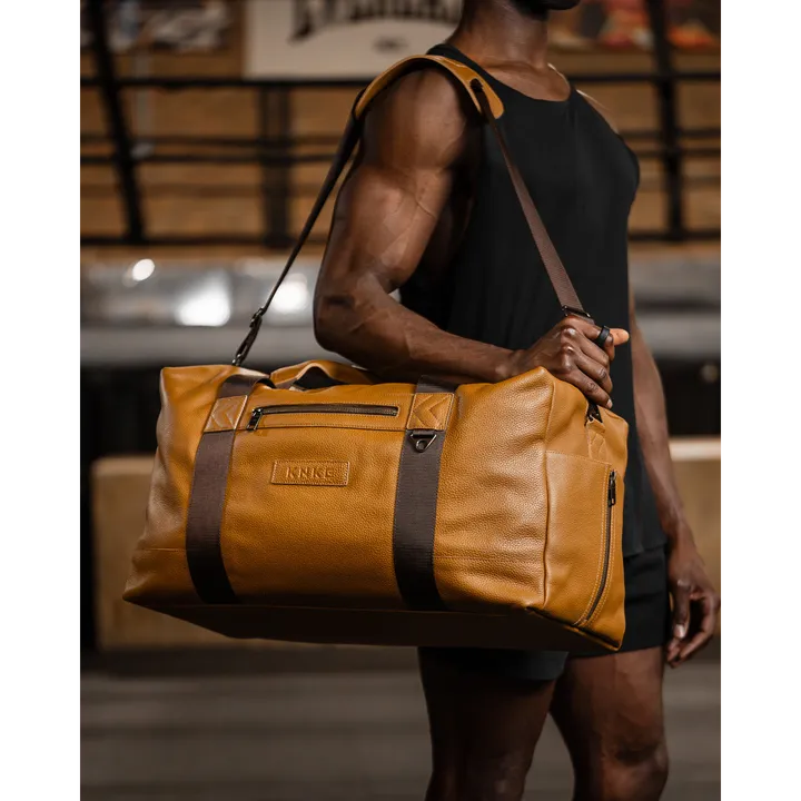 King Kong Apparel Heritage Leather Duffel V2