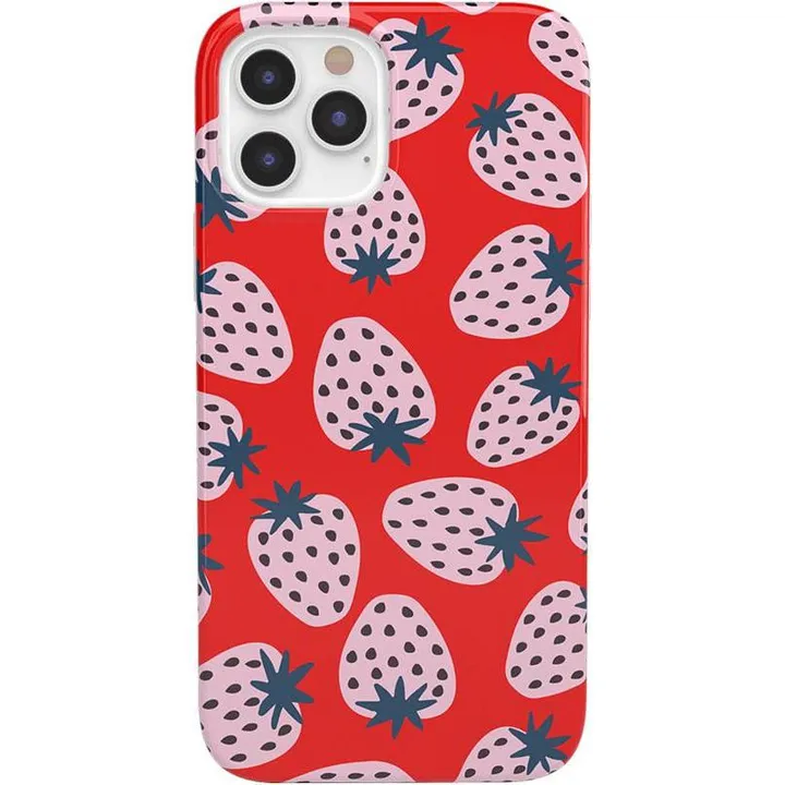 Casely I'd Pick You Red Strawberry Case -  Bold Flex + MagSafe®