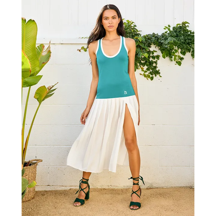Magnlens Retro Tennis Pleated Dress